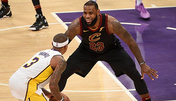 LeBron James hat mit seinen Cleveland Cavaliers gegen die Los Angeles Lakers verloren.