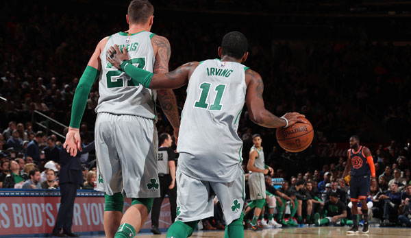 Daniel Theis und Kyrie Irving bereiten den Boston Celtics Sorgen.