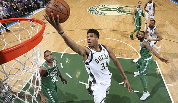 Giannis Antetokounmpo und die Milwaukee Bucks wollen den Upset gegen die Boston Celtics schaffen.