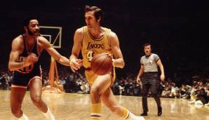 Platz 11: Jerry West (1960-1974, Los Angeles Lakers)