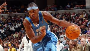 Denver Nuggets: Carmelo Anthony, 2003/04: 21 Punkte, 6,1 Rebounds, 2,8 Assists – All-Rookie First Team.