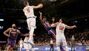 Platz 3 - New York Knicks - Die Knickerbockers verließen Spiel 7 einer Serie sieben mal Sieger, das Entscheidungsspiel ging aber auch schon acht Mal verloren.