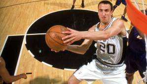 Platz 19: Manu Ginobili (San Antonio Spurs, 2003) - 226 Punkte in 24 Spielen (9,4 Punkte pro Spiel).
