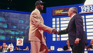 Chris Webber, 1993, Orlando Magic (1,51 Prozent Chance auf 1st Pick).