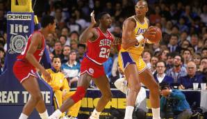 Platz 2: Kareem Abdul-Jabbar - 2.356 Field Goals in 237 Spielen (Milwaukee Bucks, Los Angeles Lakers)