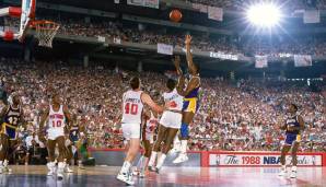 Platz 17: Magic Johnson - 1.291 Field Goals in 190 Spielen (Los Angeles Lakers)