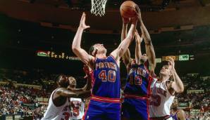 Platz 3: Detroit Pistons - 14 Siege (23.05.1989-05.06.1990) - Ende der Serie: Niederlage in Spiel 2 der Finals gegen die Portland Trail Blazers (105:106).