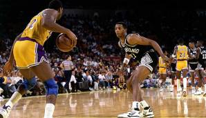 Platz 6: Los Angeles Lakers - 13 Siege (23.04.1987-08.05.1988) - Ende der Serie: Niederlage in Spiel 2 der Conference Semifinals gegen die Utah Jazz (97:101).