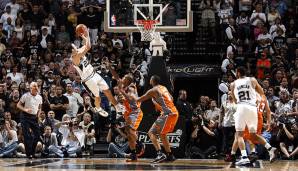 Platz 6: San Antonio Spurs - 13 Siege (18.05.2007-25.05.2008) - Ende der Serie: Niederlage in Spiel 4 der Conference Finals gegen die Los Angeles Lakers (91:93).