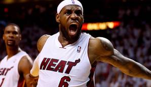 Platz 15: Miami Heat - 11 Siege (09.06.2013-30.05.2014) - Ende der Serie: Niederlage in Spiel 3 der Finals gegen die San Antonio Spurs (92:111).