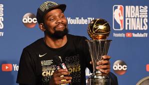 Kevin Durant ist zum zweiten Mal Finals-MVP