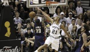 Platz 17: San Antonio Spurs 2006/07 | Net-Rating: 4,3 | Bilanz: 16-4 | Ergebnisse: 4-1 vs. Nuggets, 4-2 vs. Suns, 4-1 vs. Jazz, 4-0 vs. Cavs.