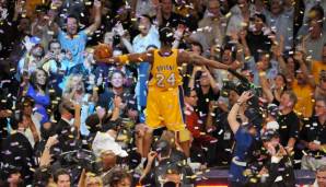 Platz 18: Los Angeles Lakers 2009/10 | Net-Rating: 4,3 | Bilanz: 16-7 | Ergebnisse: 4-2 vs. Thunder, 4-0 vs. Jazz, 4-2 vs. Suns, 4-3 vs. Celtics.