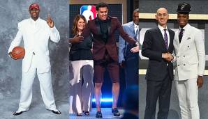 Um unter den 60 gedrafteten Spielern noch einmal richtig hervorzustechen haben einige Rookies wieder zu gewagten Outfits gegriffen. Damit wird ein fragwürdiger Trend fortgesetzt, den sogar Spieler wie Lebron James mitzuverantworten haben.