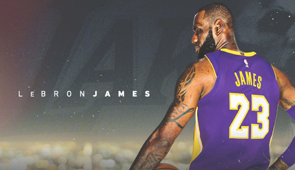 Die Los Angeles Lakers nehmen LeBron James offiziell unter Vertrag.