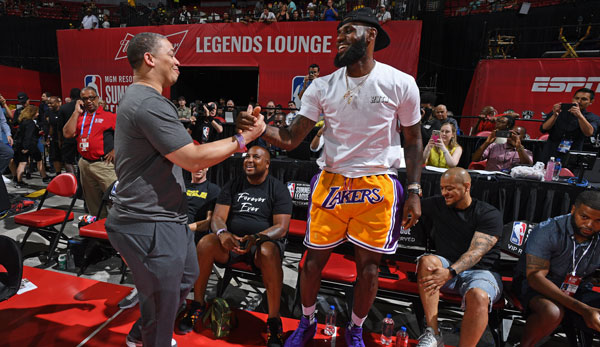 LeBron James spielt künftig für die Los Angeles Lakers.