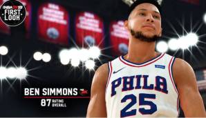 Ben Simmons (Philadelphia 76ers): 87