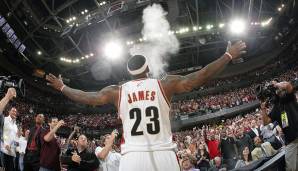 Platz 1: LeBron James (Cleveland Cavaliers) - 72 Prozent.