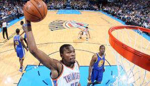 Platz 14: Kevin Durant (Oklahoma City Thunder): 54 Punkte gegen die Golden State Warriors am 17. Januar 2014