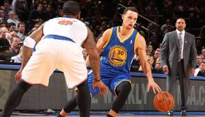 Platz 14: Stephen Curry (Golden State Warriors): 54 Punkte gegen die New York Knicks am 27. Februar 2013