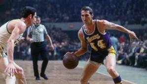 Platz 13: JERRY WEST (1960-1974): 29.649 Punkte in 1.085 Spielen - Team: Lakers