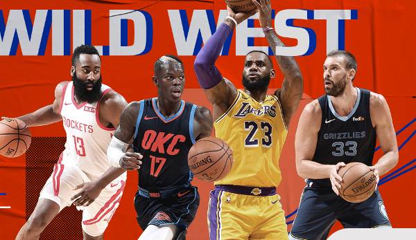 Welche Teams werden im wilden Westen am Ende oben stehen?