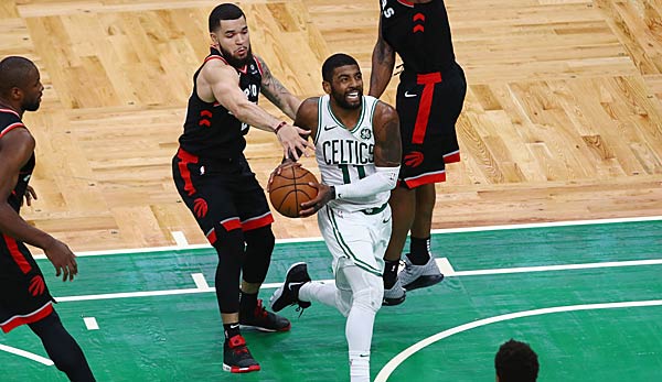 Kyrie Irving dominiert für die Celtics.