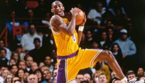 Platz 2: KOBE BRYANT (1996-2016) – 13. Pick 1996 – Team: Lakers.