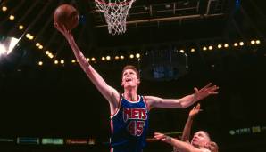Platz 10: Shawn Bradley blockte für die New Jersey Nets am 17. April 1996 12 Würfe gegen die Toronto Raptors.