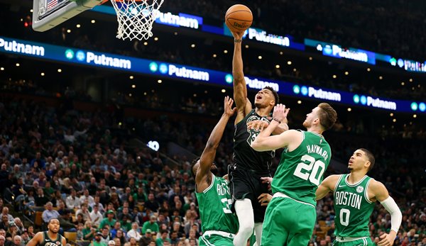 Milwaukees Giannis Antetokounmpo war gegen die Boston Celtics nicht zu stoppen
