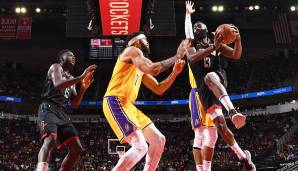Platz 13: James Harden (Houston Rockets) - 13. Dezember 2018: 50 Punkte, 10 Rebounds und 11 Assists gegen die Los Angeles Lakers.