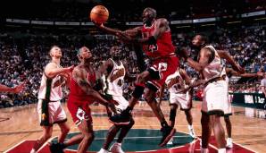 Platz 2: Michael Jordan (Bulls/Wizards) – PER: 27,91 (1.072 Spiele)