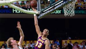 Platz 1: Kareem Abdul-Jabbar (1969-1989): 1074 Siege (68,8 Prozent Siegquote) - Teams: Bucks, Lakers.