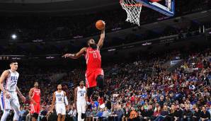 Platz 20: James Harden (Houston Rockets): Saison 2016/17 - BPM: 10,14 - Statistiken: 29,1 Punkte, 11,2 Assists und 8,1 Rebounds - Bester Award: All-NBA (1st).