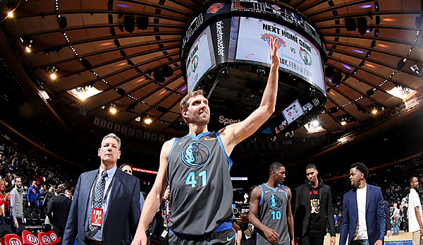 Dirk Nowitzki spielte zum vielleicht letzten Mal im Madison Square Garden