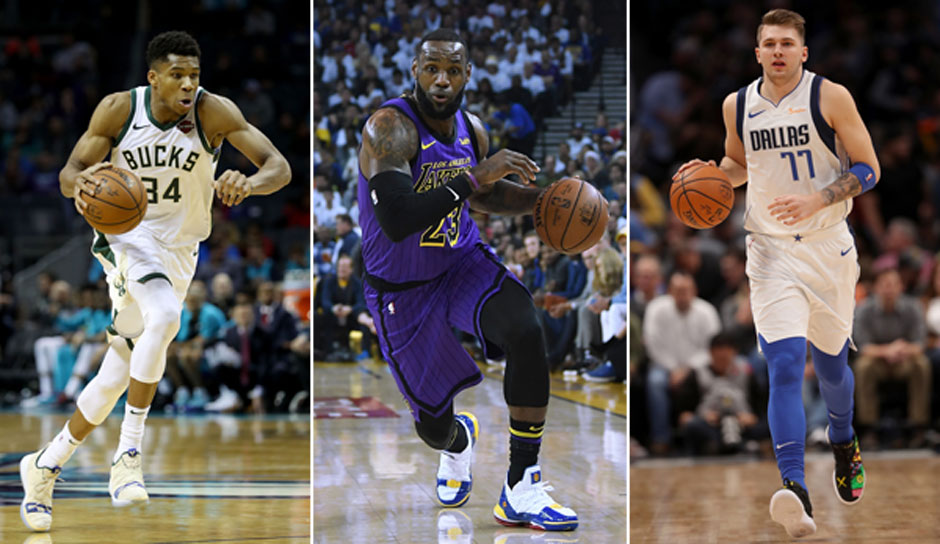 Die NBA hat erneut einen Zwischenstand über das All-Star-Voting bekannt gegeben. Vor allem die Spieler der Oklahoma City Thunder machen Boden gut. Aber auch Luka Doncic hält sich an der Spitze und wird nur von LeBron James übertroffen.