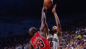 Platz 1: Michael Jordan (1984-1993, 1995-1998): 893 Blocks in 1.072 Spielen.