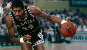 Platz 7: George Gervin (1976-1986): 670 Blocks in 791 Spielen für die Spurs und Bulls.