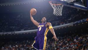 Platz 7: Kobe Bryant mit 2x fünf 40-Punkte-Spielen in Folge - 28.12.2005 bis 11.01.2006 und 16.03.2007 bis 25.03.2007