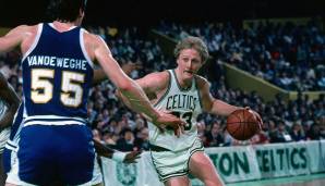 Platz 2: Boston Celtics - 50 Punkte gegen die Nuggets am 5. Februar 1982.