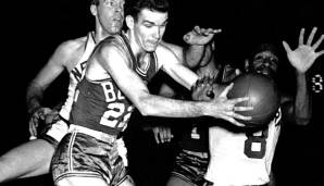 Platz 13: Ed Macauley (1950-1959) 3,2 Assists pro Spiel in 641 Partien – Teams: Bombers, Celtics, Hawks.