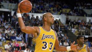 Platz 9: Kareem Abdul-Jabbar (1970-1989): 3,6 Assists pro Spiel in 1.560 Partien – Teams: Bucks, Lakers.