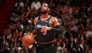 Platz 12: Dwayne Wade (Miami Heat) - 37 Jahre, 1 Monat alt - All-Star Game 2019 in Charlotte