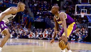 Platz 15: Kobe Bryant (Los Angeles Lakers) - 31 Punkte (8/17 FG, 13/15 FT) im Jahr 1997.