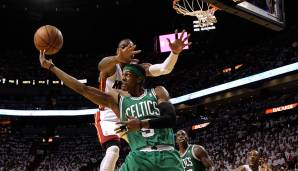 Platz 9: Rajon Rondo (Celtics, Mavericks, Kings, Bulls, Pelicans, Lakers) - 9 Mal von D-Wade geblockt.