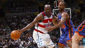 Platz 8: Michael Jordan (Washington Wizards), Alter: 40 Jahre, 56 Tage - 21 Punkte gegen die New York Knicks am 14. April 2003 - 43 weitere 20-Punkte-Spiele mit 39+ Jahren.