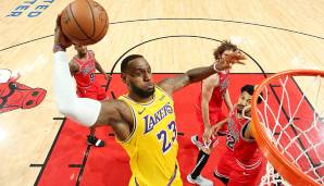 Platz 10: LeBron James (Los Angeles Lakers) - 1,01 Points per Possession bei 4,3 Isolations pro Spiel
