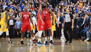 04. Januar 2019, 134:135 OT vs. Rockets - Es war wohl eines der besten Regular-Season-Spiele der gesamten Saison! In einem unfassbaren Overtime-Krimi muss sich der amtierende Champ starken Rockets und einem MVP-würdigen James Harden geschlagen geben.