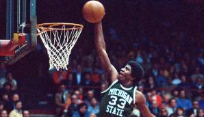 Magic Johnson (Michigan State): 29 Punkte, 10 Rebounds und 10 Assists im Halbfinale im Jahr 1979 gegen Pennsylvania.