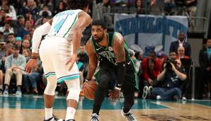 WER IST DER BESTE BALLHANDLER? Platz 1: Kyrie Irving (Boston Celtics): 77,1 Prozent.